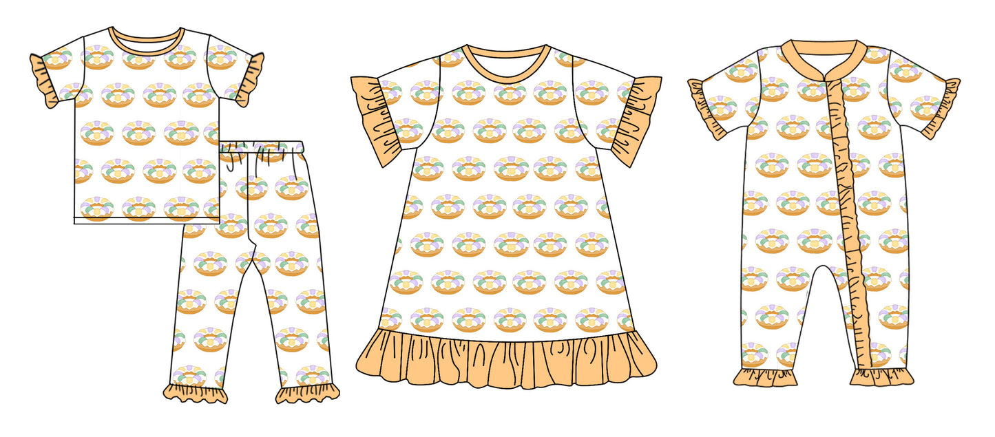 12.11 custom each style moq 5eta 4-6week Sibling Sister baby girl sets and dress and rompers match family design