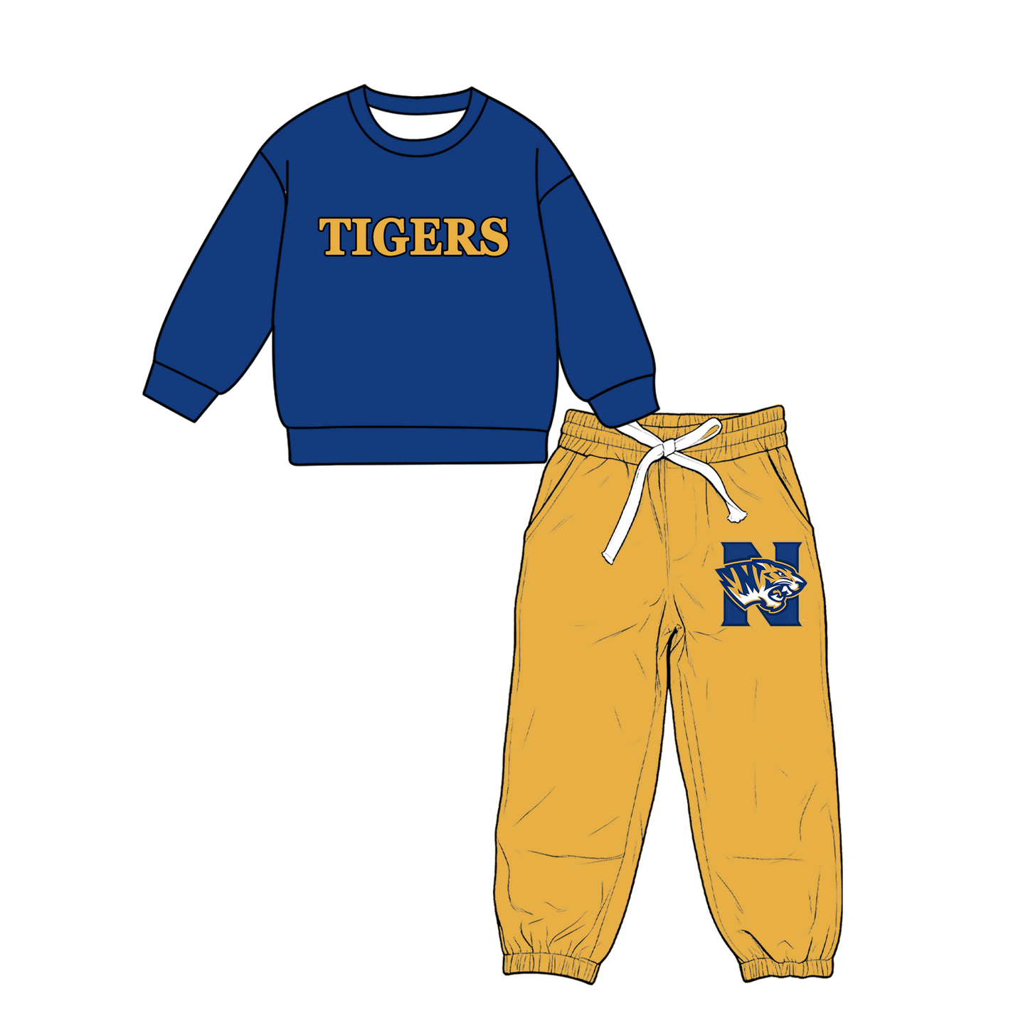 custom moq 5 mix size MSD070904 Baby Kids Long Sleeve Tops Pocket Pants Outfit Set