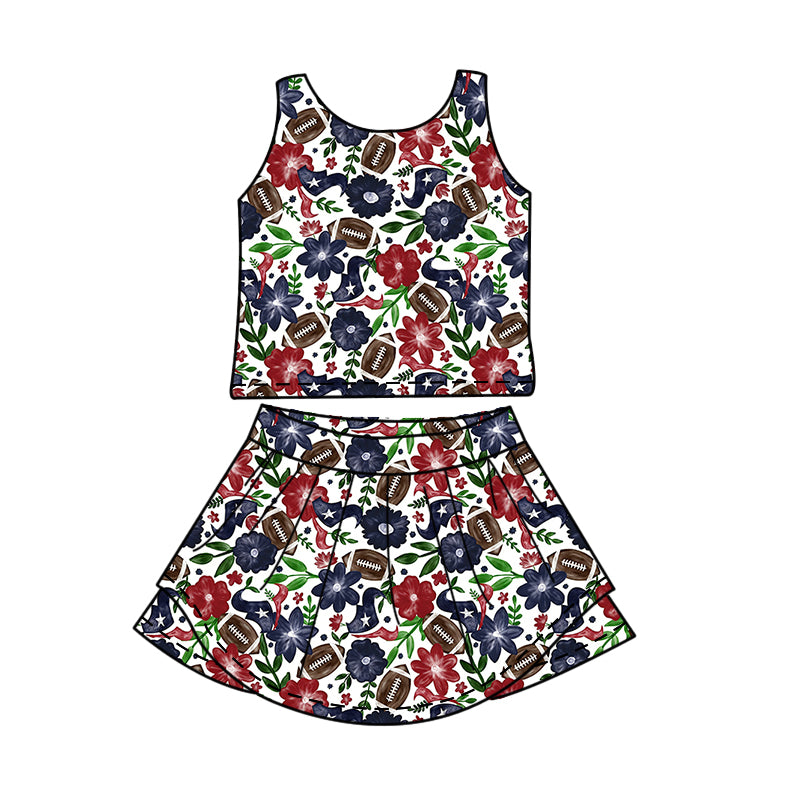 Custom moq 5 mix size milk silk summer teams Baby Girl Sleeveless Top And Red Shorts Set Sleeveless Skirt Set Yoga Dress Romper