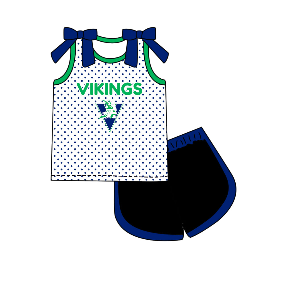 Custom moq 5 mix size milk silk summer teams Girls Polka Dot Top Shorts Set Top Skirt Short Set Zipper Pullover Jogger Pants Set