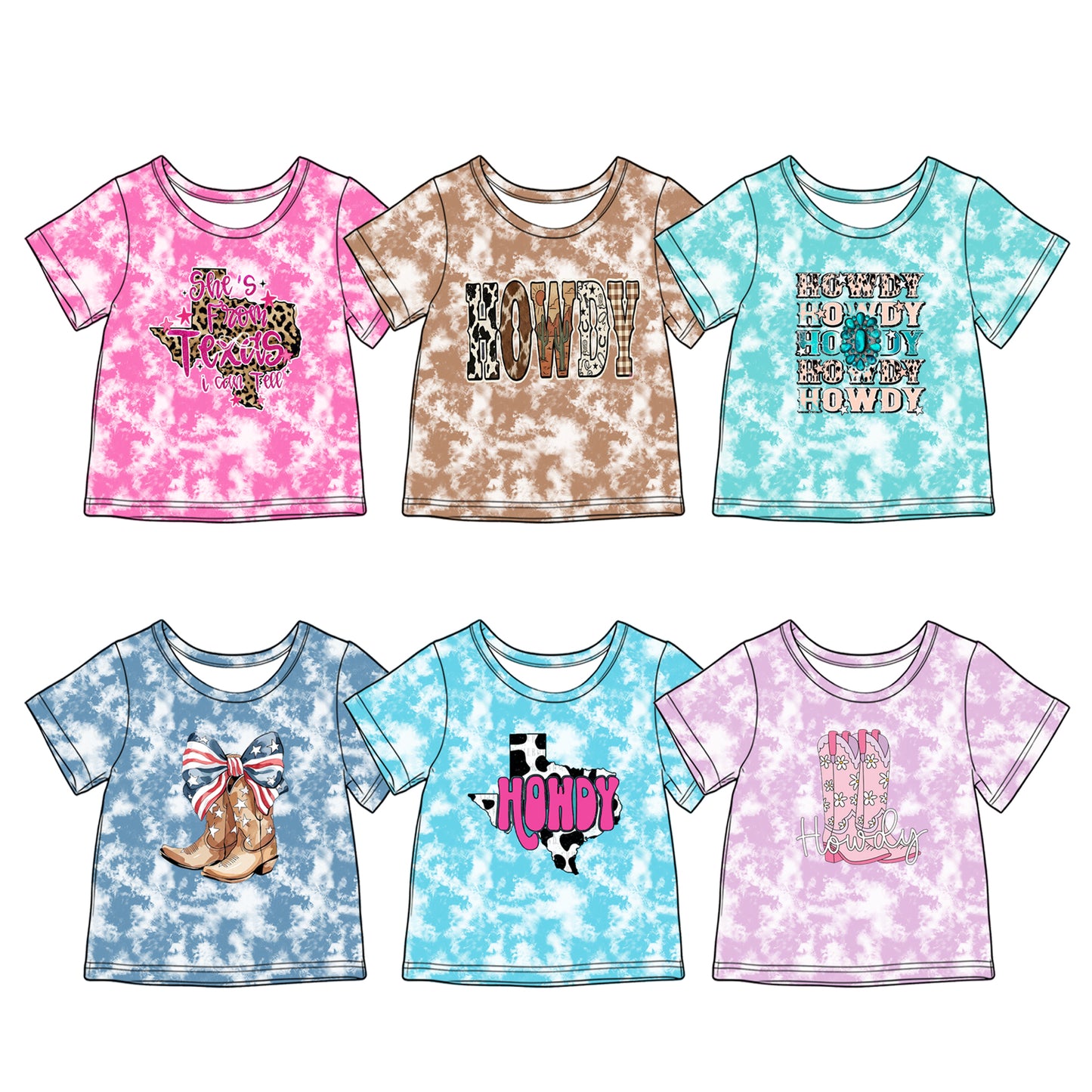 4.8  Custom moq 5 mix size Sibling Baby Short-Sleeved Top Cute Casual Outfit