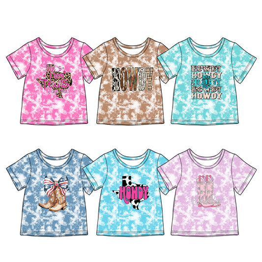 4.8  Custom moq 5 mix size Sibling Baby Short-Sleeved Top Cute Casual Outfit