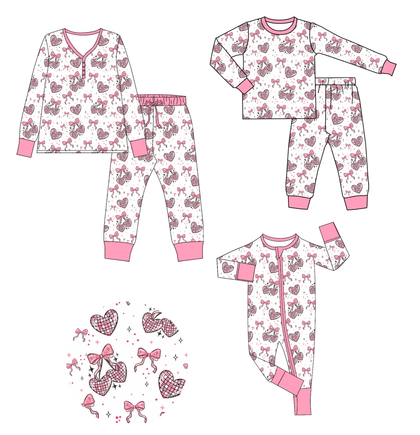 25.9.16 custom each style moq 5eta 6-8week Sibling Sister bow love baby long sleeve pants sets and romper and adult set match design
