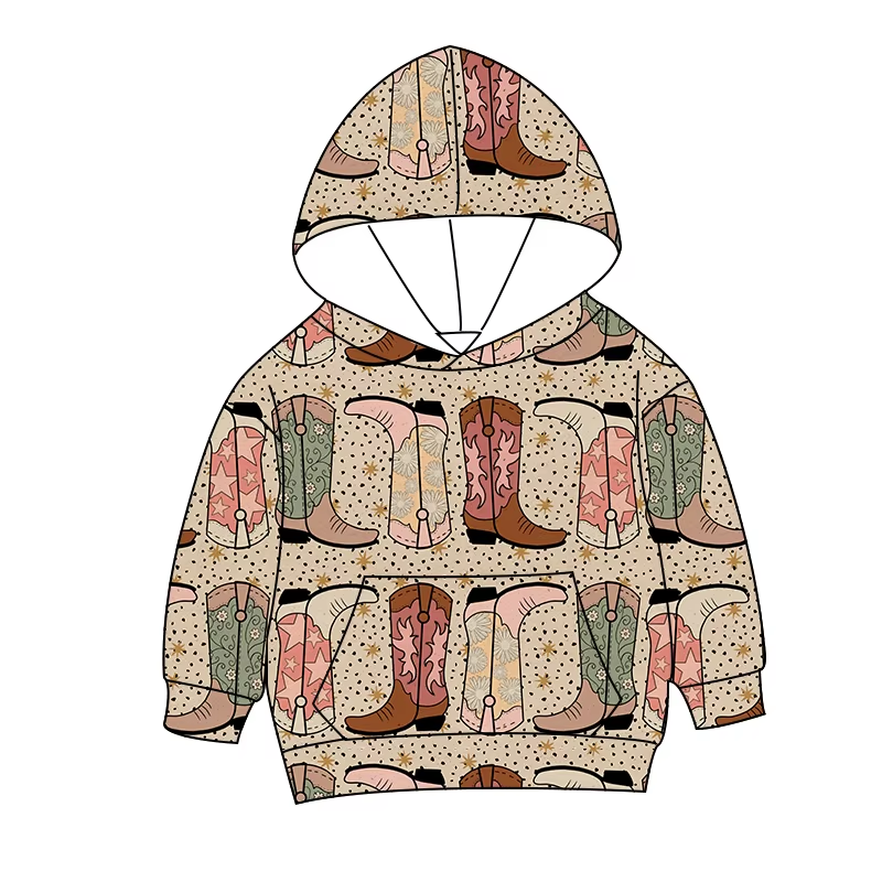 Custom moq 5 each style eta 6-7weeks baby boy clothes boots hooded long sleeve top-25.8.15
