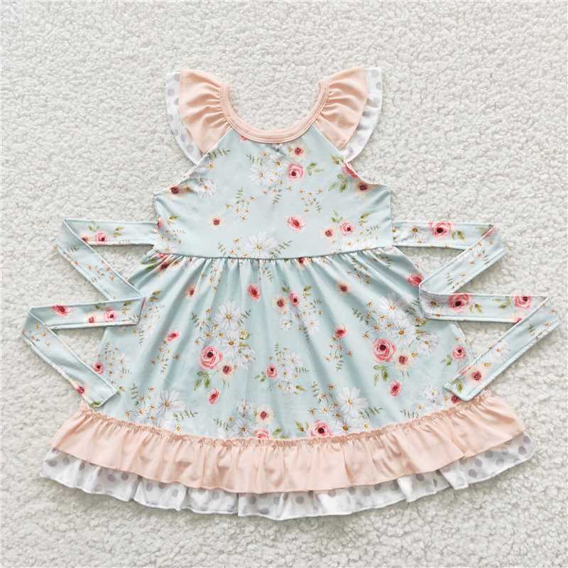 RTS Boys and girls floral Short Sleeve rompers briefs sets dress