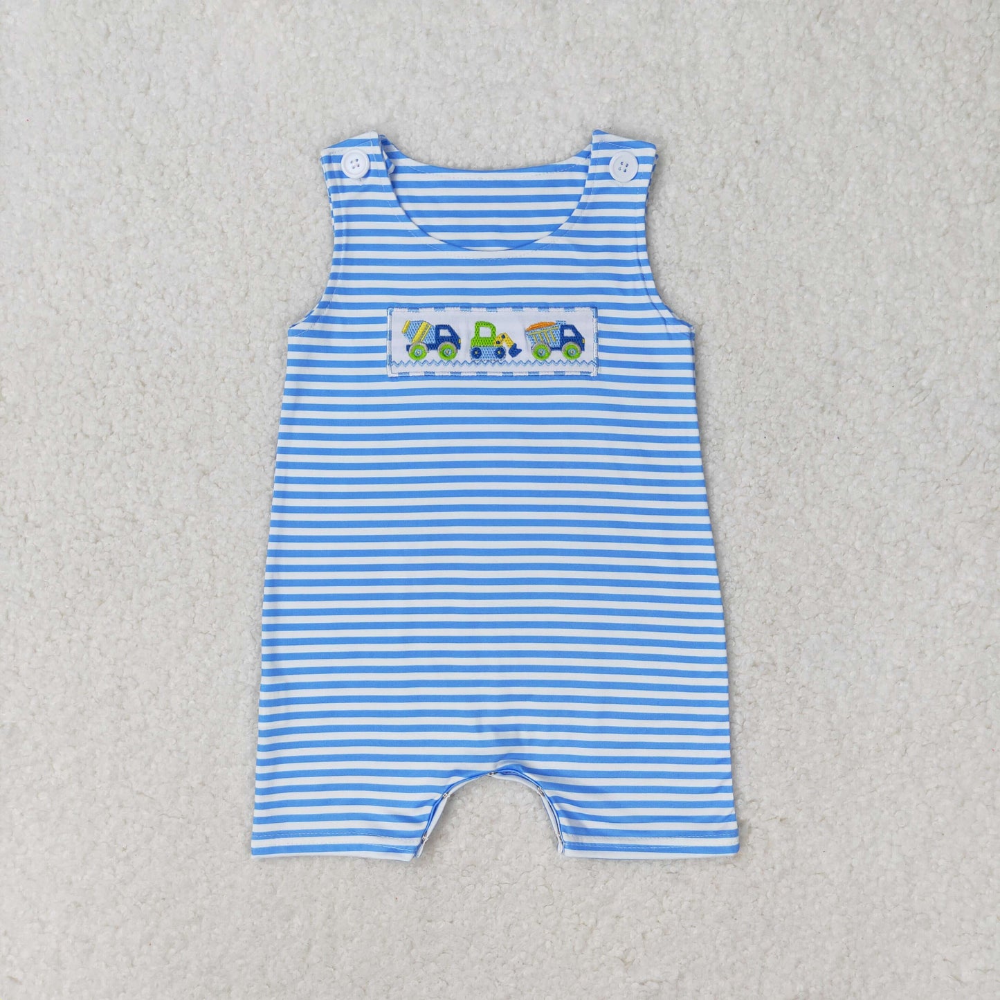 RTS NO MOQ baby boy clothes embroidery Rompers Clothes Sets