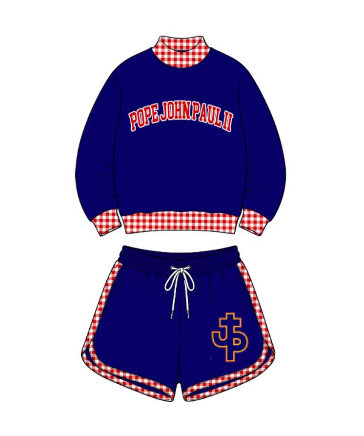 custom moq 5 mix size AITOLY0101 Baby Kids Plaid Print Long Sleeve Crew Neck Top Elastic Waist Casual Shorts Set