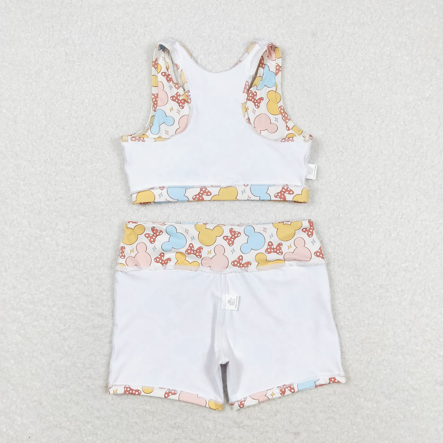 Cute Clothes GT0515+SS0212 Baby Girls Bows Sleeveless Vest Crop Tops Shorts Clothes Sets