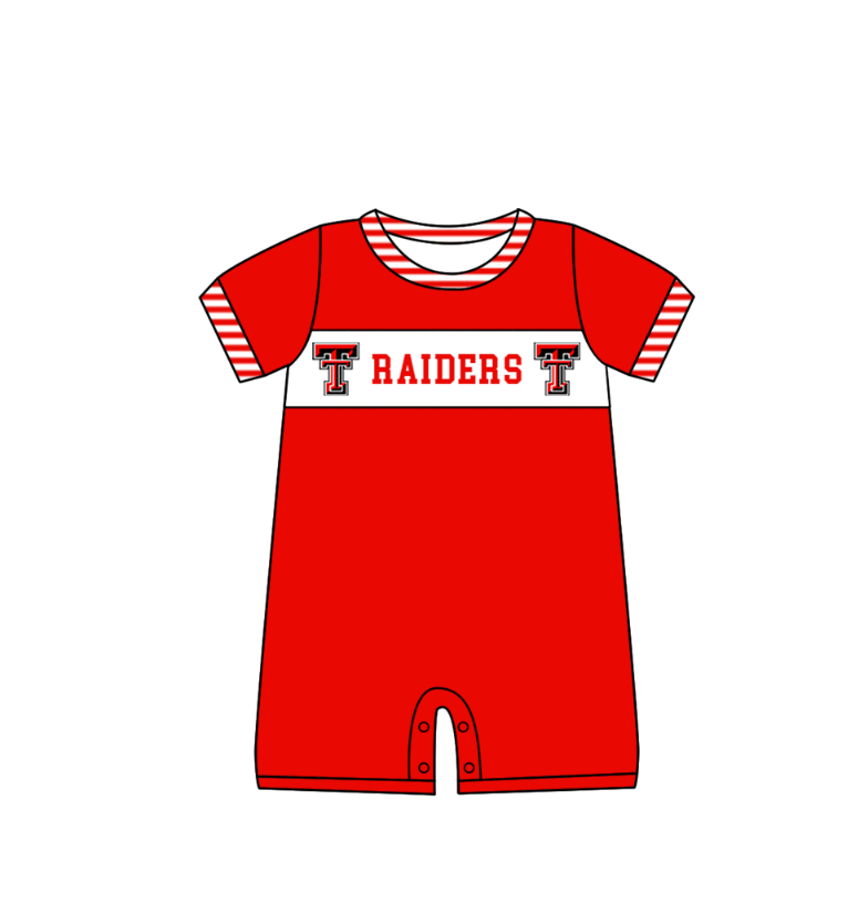 Custom moq 5 mix size milk silk summer teams baby girl boys clothes red short sleeve shorts sets 2  and dress and rompers 2 series