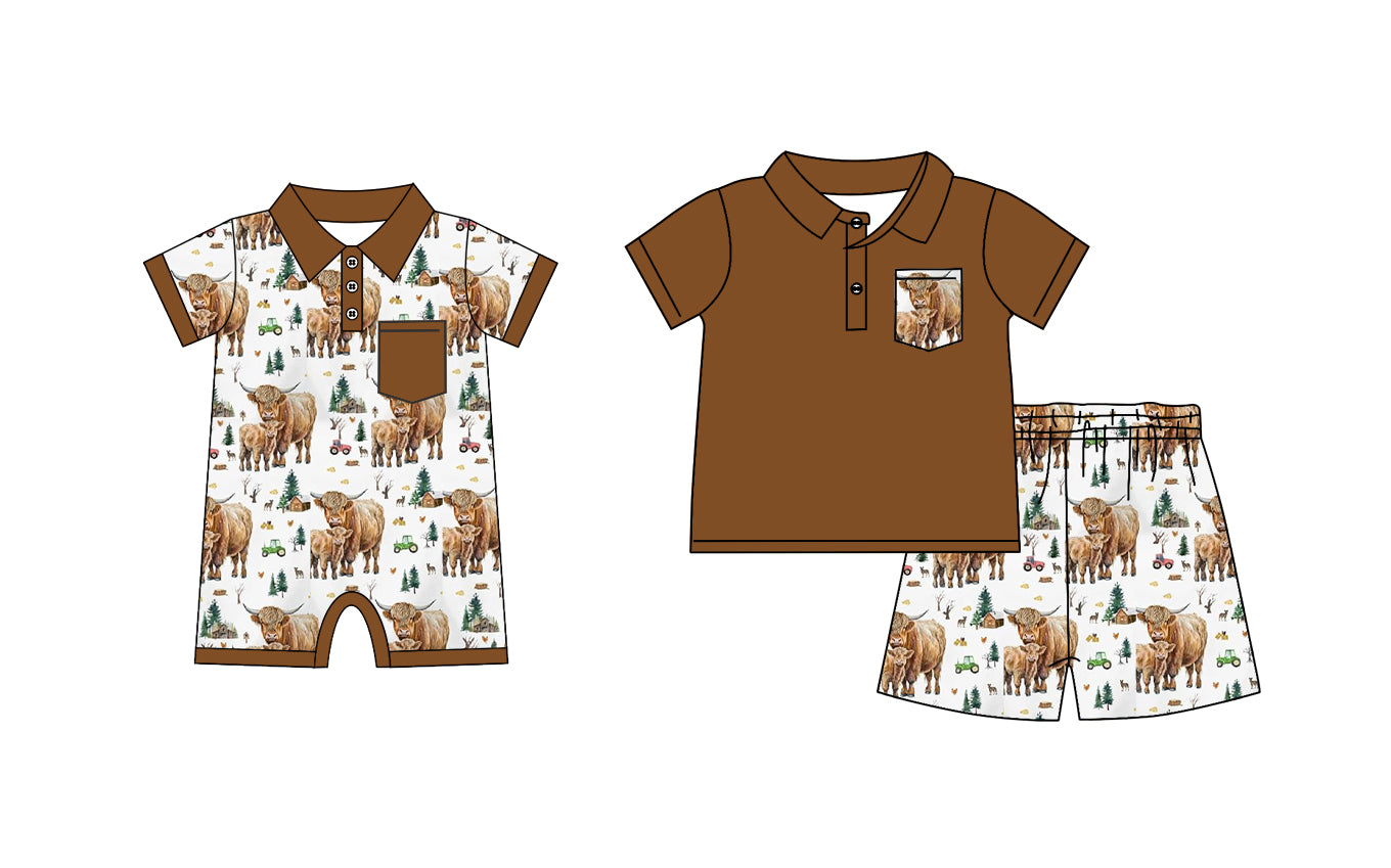 12.16 custom each style moq 5eta 4-6week Sibling Sister alpine baby boy short sleeve shorts sets and rompers match design