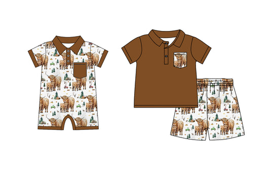 12.16 custom each style moq 5eta 4-6week Sibling Sister alpine baby boy short sleeve shorts sets and rompers match design