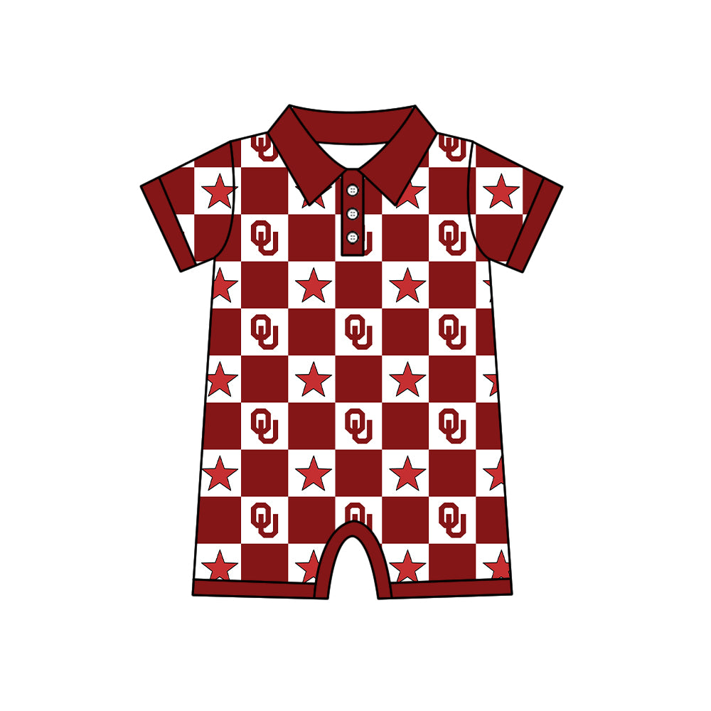 Custom moq 5 mix size milk silk summer teams Checked Bows Baby Girl Red Sleeveless Top Skirt Short Set Dress And Shorts Yoga Outfit Boy's Top Shorts Set Romper