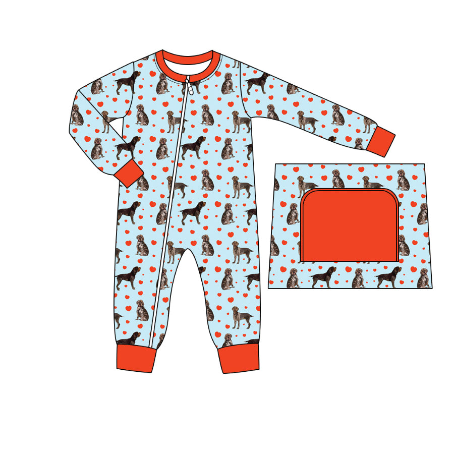 7.6 custom each style moq 5eta 4-6week Sibling Sister dog baby boys sets and rompers match family design