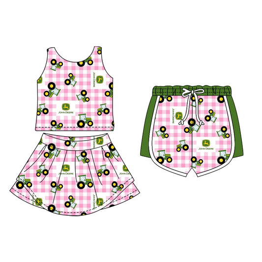25.11.11 custom each style moq 5 eta 6-8week Sibling Sister baby short sleeve skirts sets and shorts match design