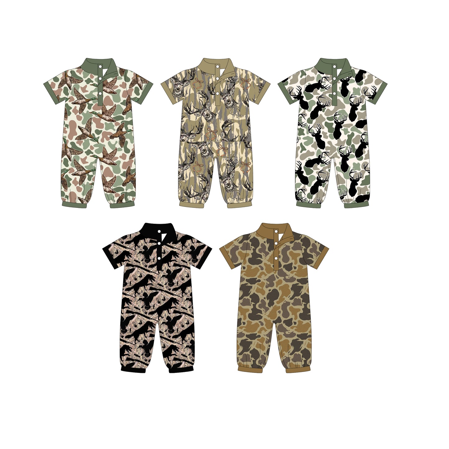 25.11.20 custom each style moq 5 eta 6-8week Sibling Sisters camouflage baby boy clothes short sleeve rompers 5 match family design