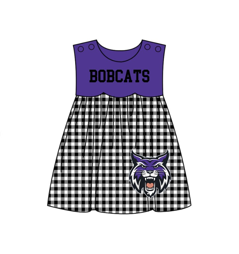 Custom moq 5 mix size milk silk summer teams baby girl boys clothes Purple Black and white checkered short sleeve shorts sets 3 and dress and rompers 2 series