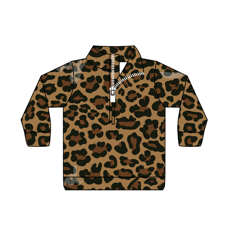 9.7 custom each style moq 5 eta 4-6week baby boys clothes camouflage leopard long sleeve top