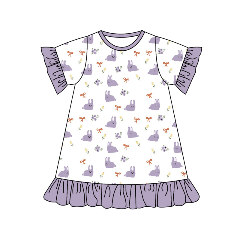 10.19 custom each style moq 5eta 4-6week Sibling Sister easter rabbit baby girl sets and dress and rompers match family design