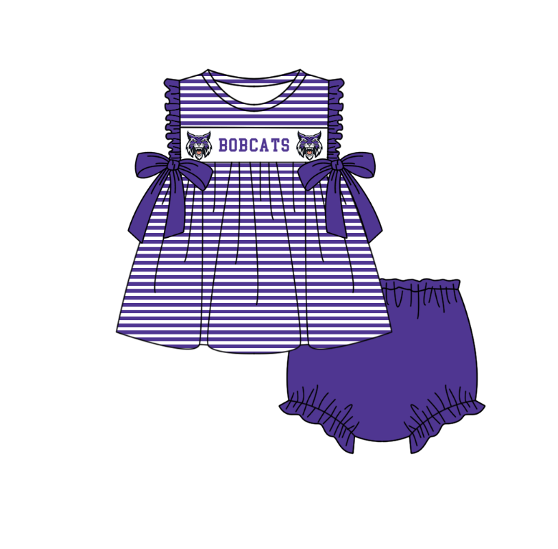 Custom moq 5 mix size milk silk summer teams baby girl boys clothes Purple short sleeve shorts sets 2 and brief sets and dress and rompers 2 series