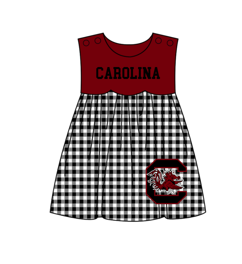 Custom moq 5 mix size milk silk summer teams baby girl boys clothes Dark Red Black and white checkered short sleeve shorts sets 3 and dress and rompers 2 series