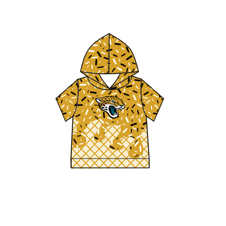 Custom moq 5 mix size milk silk baby girls clothes team yellow hooded long sleeve tops and short sleeve top and dress and pants and shorts-25.7.1