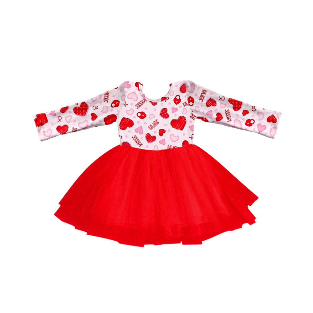 9.13 custom each style moq 5eta 4-6week baby girl clothes red long sleeve dress