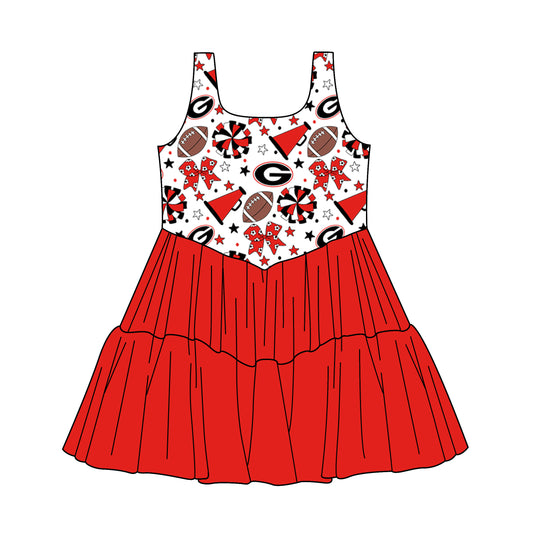 Custom moq 5 mix size milk silk summer teams Baby Girls Sleeveless Knee-Length Dress Cute Clothing for Little Girls