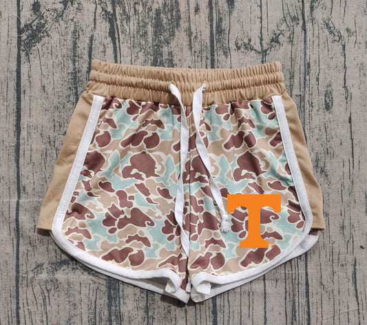 Custom moq 5 mix size milk silk baby kids clothes team camouflage summer shorts-25.11.20