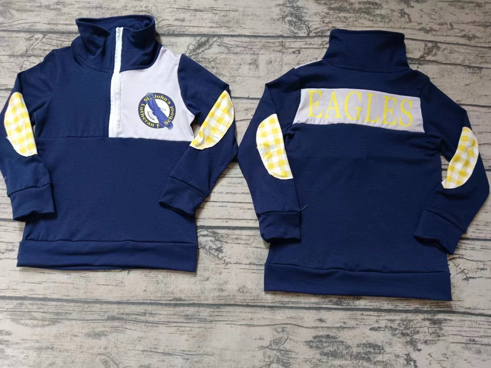 navy color cotton top moq 5 college pullovers – siblingstylesclothing.com