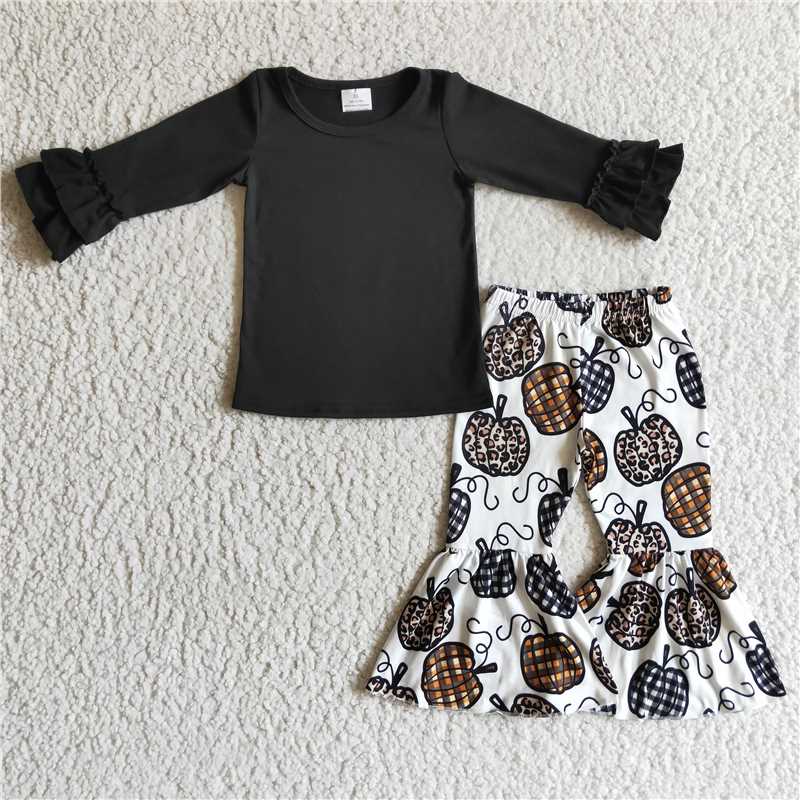 RTSPumpkin Halloween Black Pumpkin Matching Set