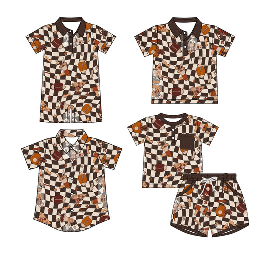 25.11.10 custom each style moq 5 eta 6-8 week Sibling Sister baby boy short sleeve shorts sets and boy rompers and top 2 match family design