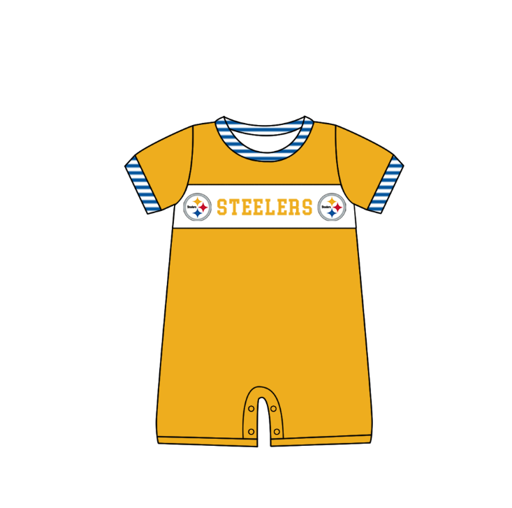 Custom moq 5 mix size milk silk summer teams baby girl boys clothes orange short sleeve shorts sets 2  and dress and rompers 2 series