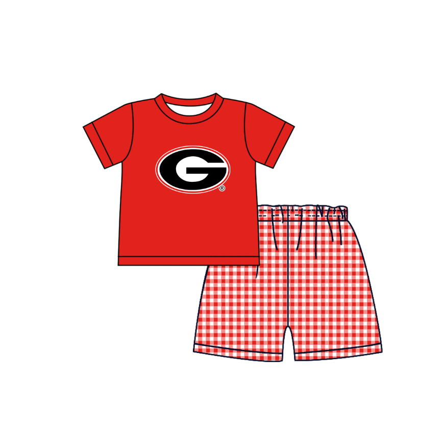 Custom moq 5 mix size milk silk summer teams Red Polka Dot Baby Romper Set Short-Sleeved Thong Dress for Girls And Short-Sleeved Shorts for Boys Cute Baby Outfit Combination