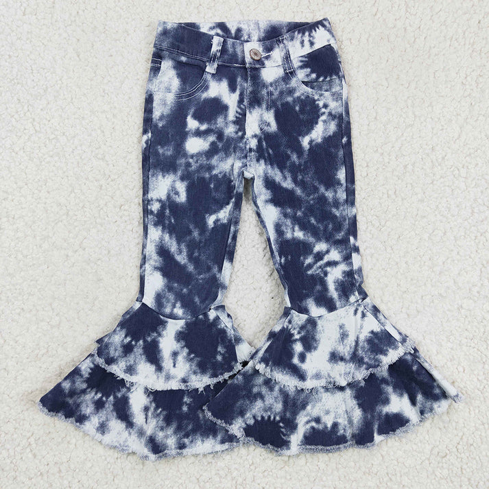 RTS NO MOQ Sibling Baby Girls Clothes Jeans: Flared & Ripped