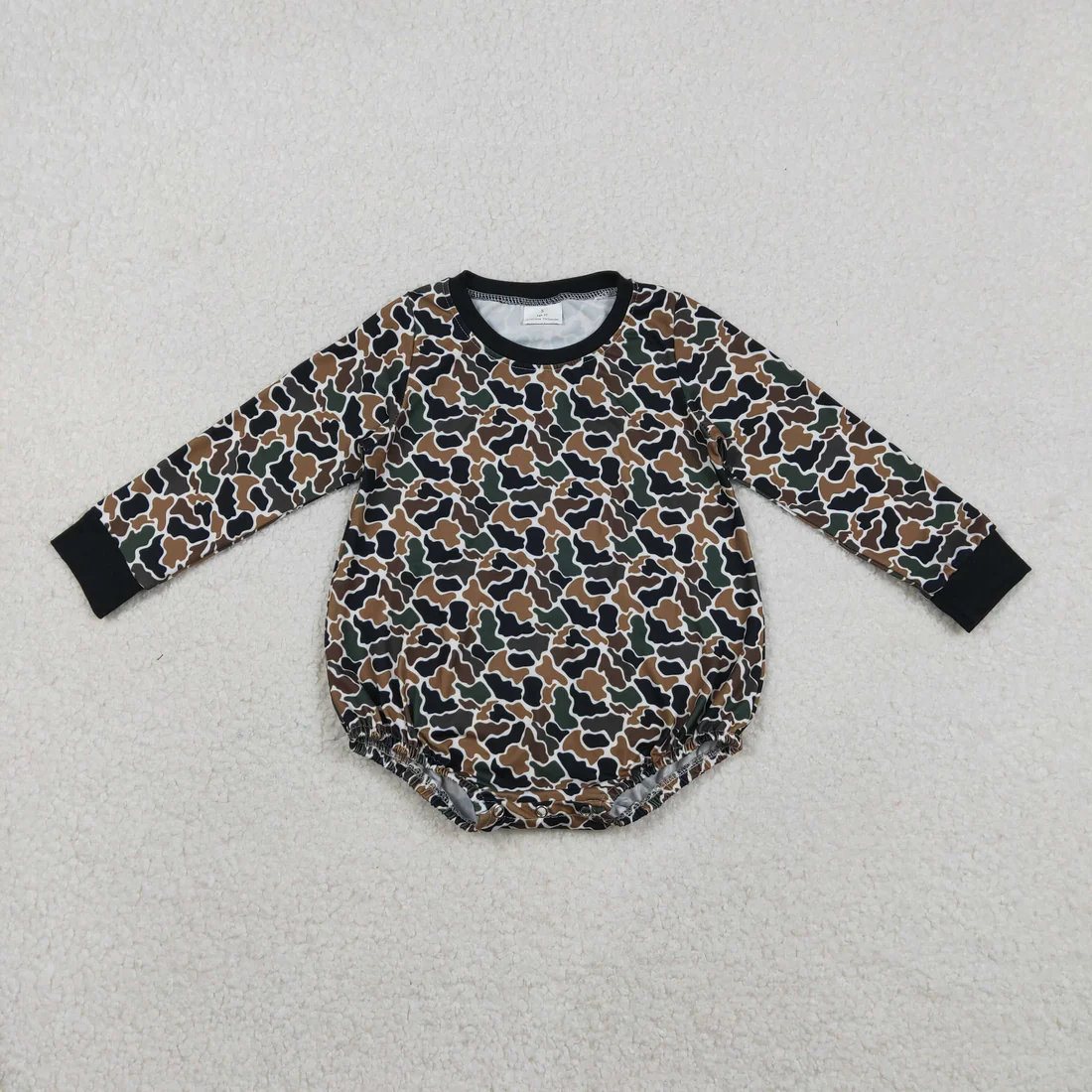 RTS NO MOQ Sibling baby girl clothes Pink Bow Pattern Leopard Print Brown Long-Sleeve Jumpsuits