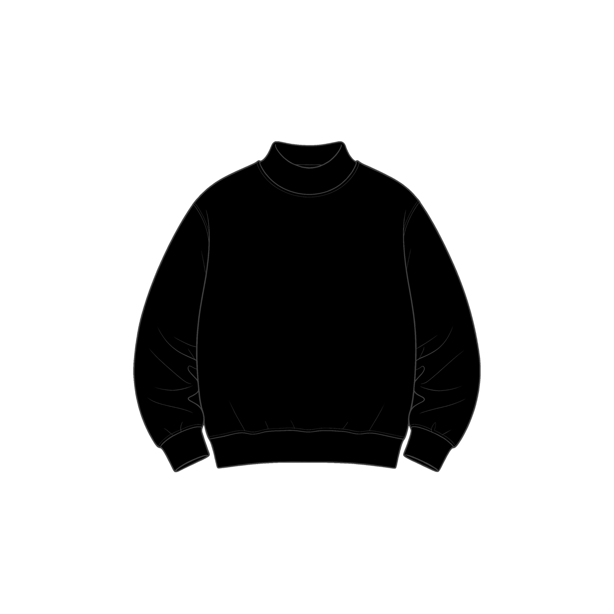 custom moq 5 mix size High Neck Baby Kids Solid Mock Neck Long Sleeve Pullover Sweatshirt Toddler Boys Girls Fall Casual Top