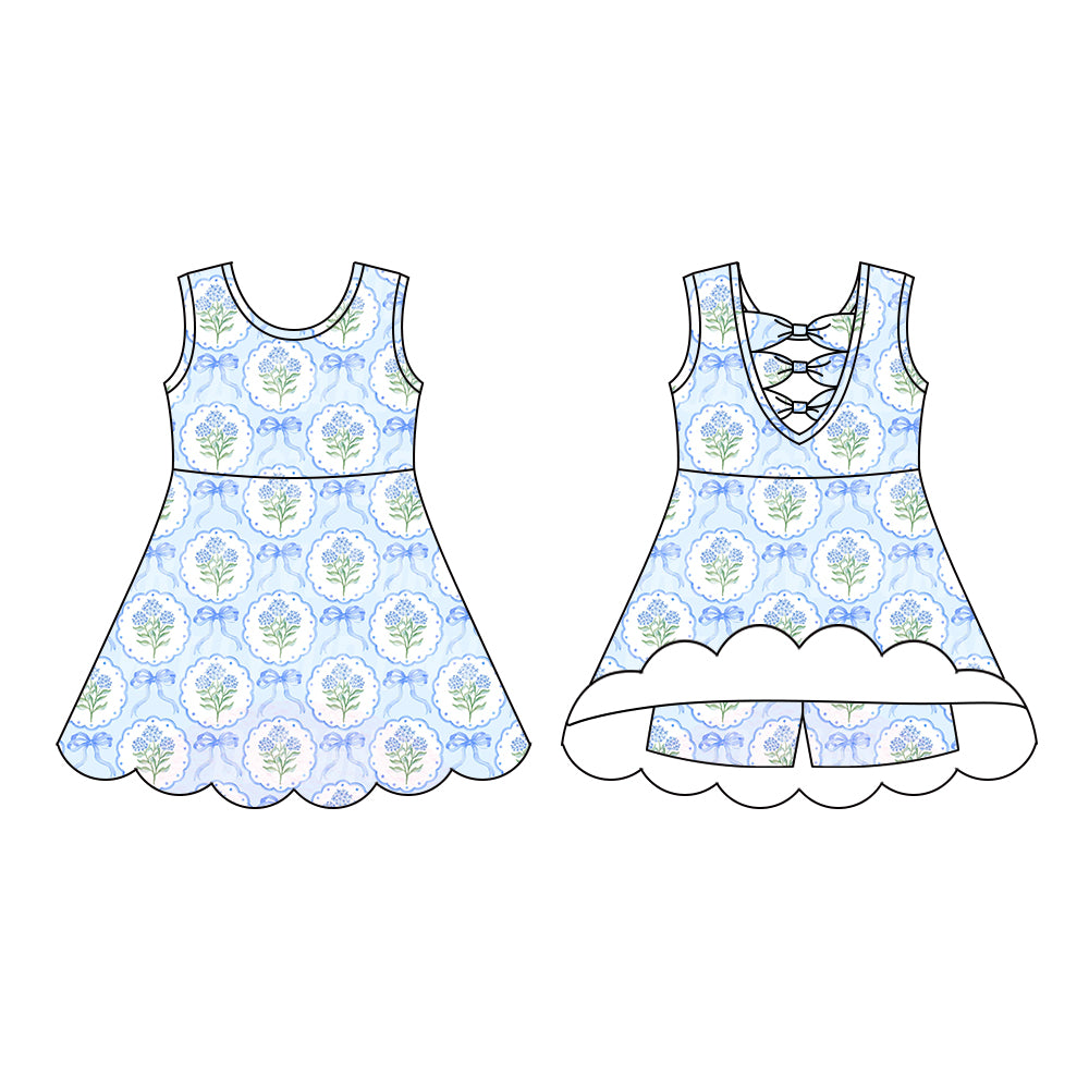 25.5.22 custom each style moq 5eta 4-6week Sibling Sister baby girls clothes Short sleeve dress 1 and dress 5 match family design