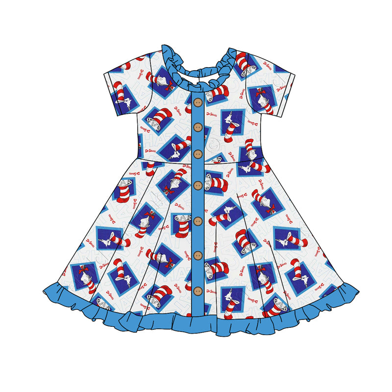 10.3 custom each style moq 5eta 4-6week Sibling Sister dr blue baby girl sets and dress and rompers match family design