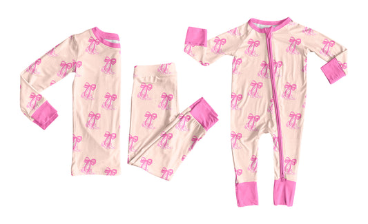 25.12.1 custom each style moq 5 eta 6-8week Sibling Sisters boot bow baby girl clothes long sleeve pants sets and romper match family design