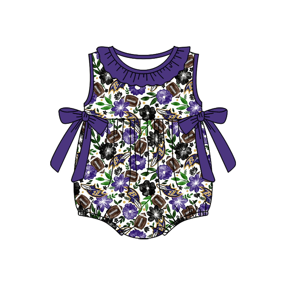 Custom moq 5 mix size milk silk summer teams Baby Girl Sleeveless Top And Purple Shorts Set Sleeveless Skirt Set Yoga Dress Romper