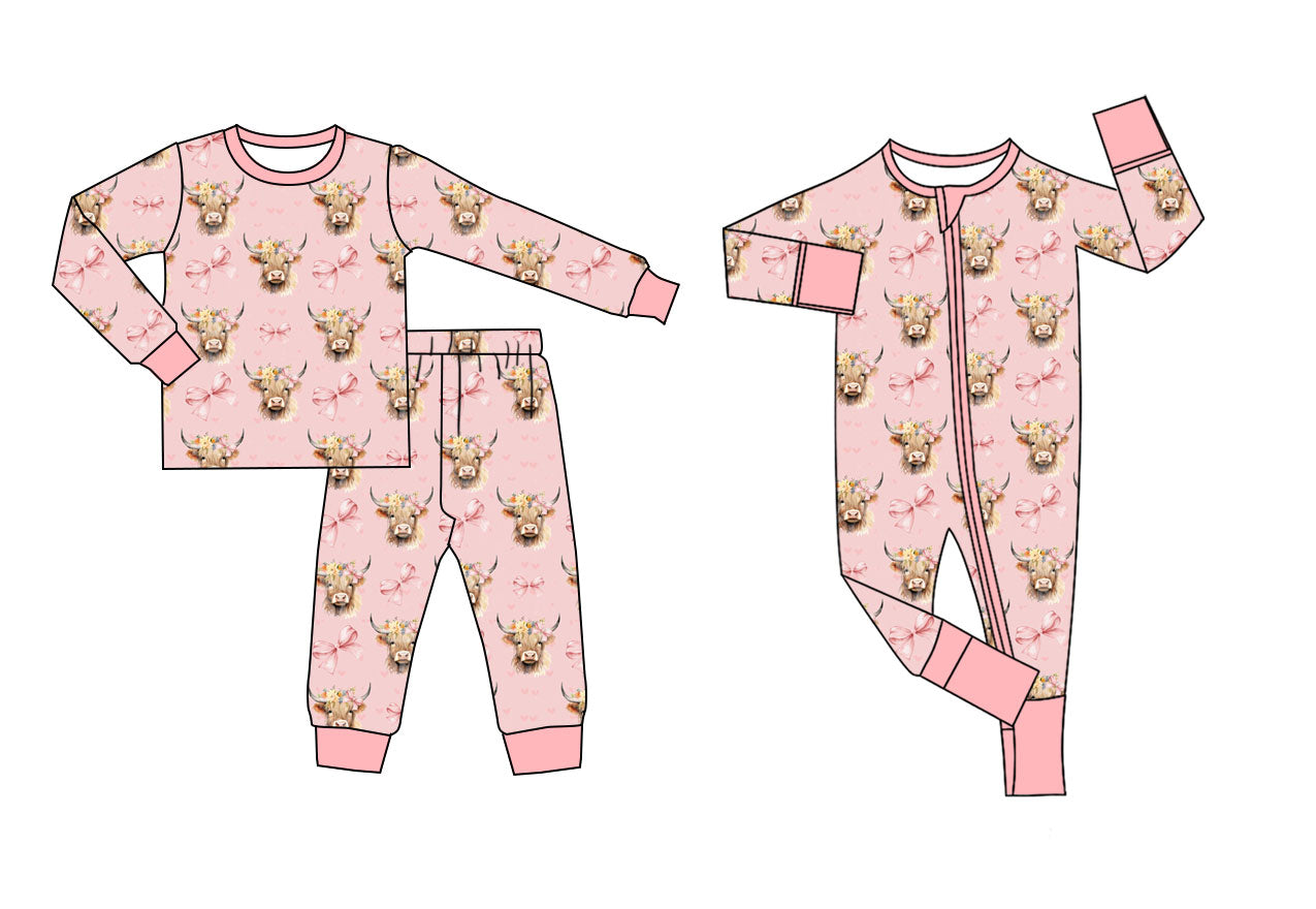 25.11.21 custom each style moq 5 eta 6-8week Sibling Sisters bow baby girl clothes long sleeve pants sets and romper match family design