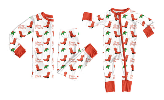 25.8.23 custom each style moq 5eta 4-6week Sibling Sisters Christmas boot baby boy clothes long sleeve pants sets and romper match family design