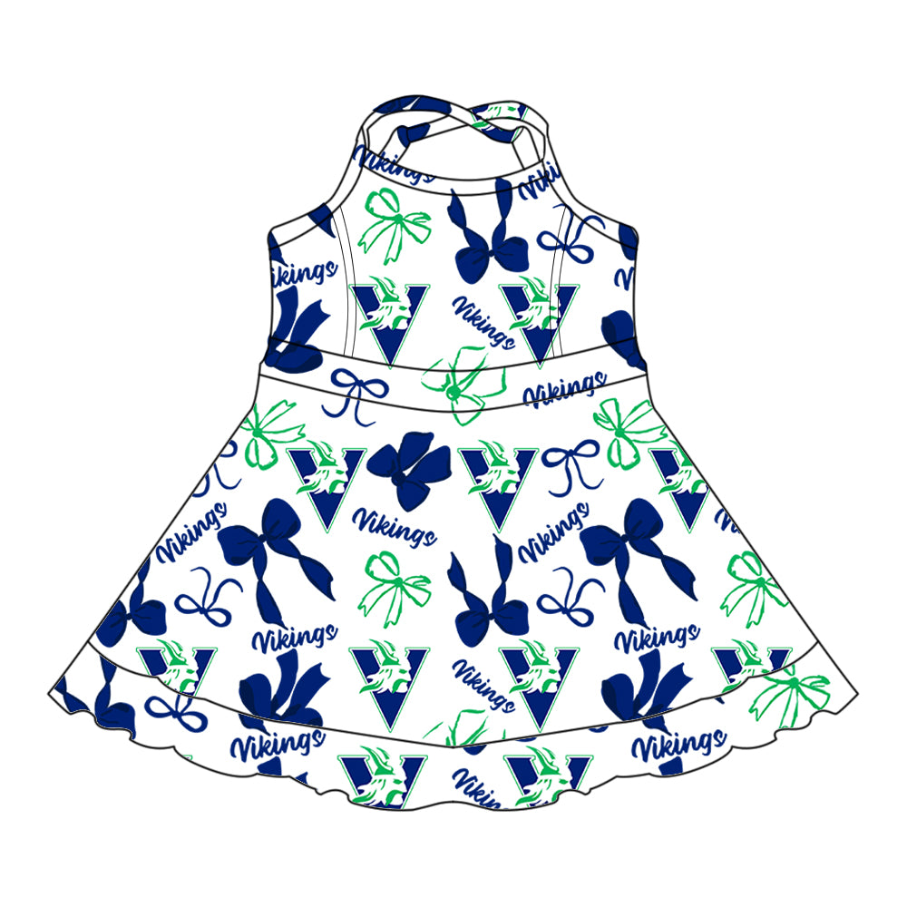 Custom moq 5 mix size milk silk summer teams baby girls clothes bow blue hooded long sleeve pants sets and skirts sets and dress and jumpsuit and top-25.7.29