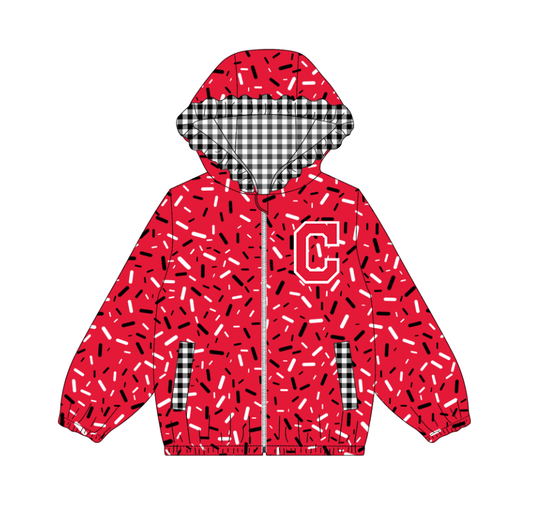 10.3-2-Custom moq 8 mix size milk silk summer team baby girls clothes red hooded long sleeve top-25.10.9
