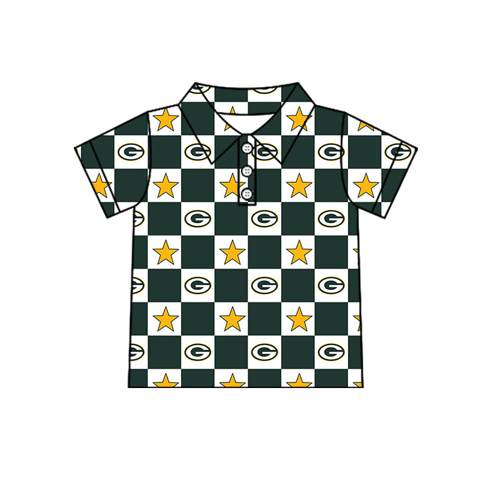 Custom moq 5 mix size milk silk summer teams Baby Girl Green Sleeveless Top Skirts Set Dress And Shorts Yoga Outfit Boy's Short-Sleeved Polo Shirt And Romper