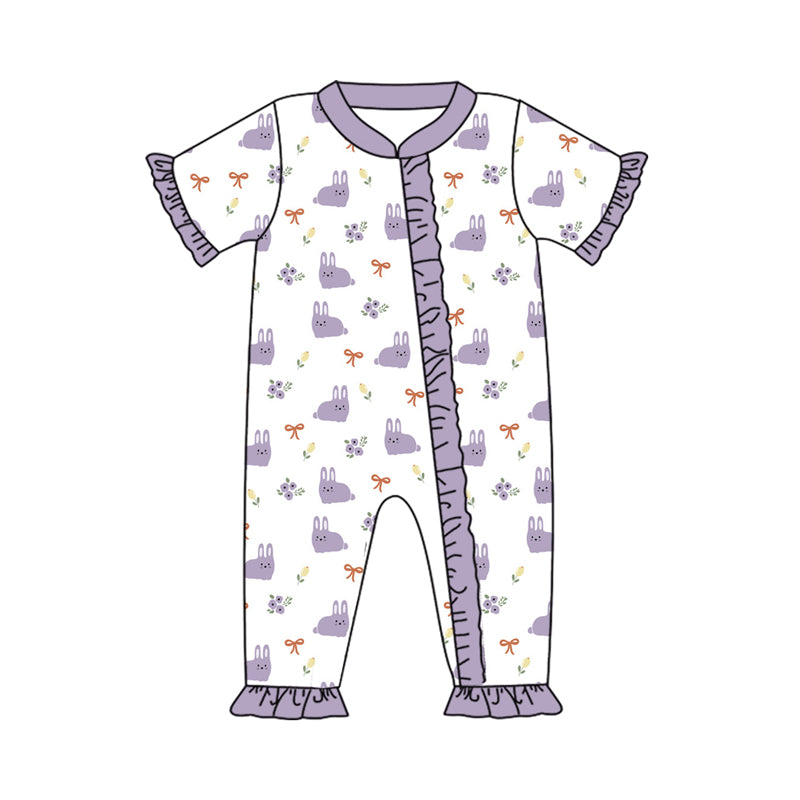 10.19 custom each style moq 5eta 4-6week Sibling Sister easter rabbit baby girl sets and dress and rompers match family design