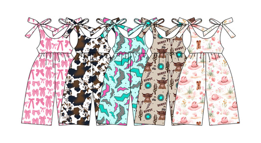 12.19 custom each style moq 5eta 4-6week Sibling Sister baby suspender jumpsuit 1 and jumpsuit 2 and jumpsuit 3 and jumpsuit 4 and jumpsuit 5 and jumpsuit 6 match design