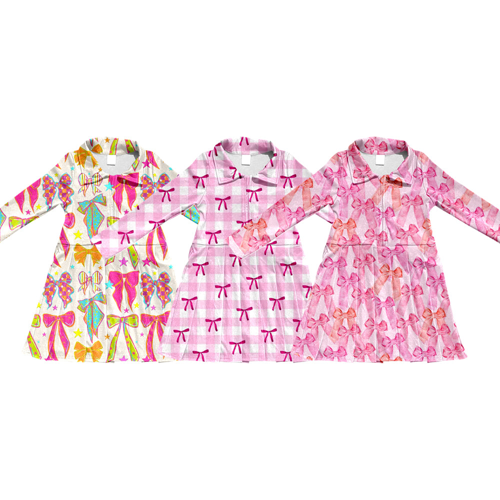 25.6.23 custom each style moq 5eta 4-6week Sibling Sisters baby girl long sleeve dress 1 and dress 3 match family design