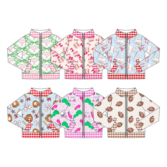 25.11.19 custom each style moq 5 eta 6-8week Sibling Sisters baby girl long sleeve top 6 match family design