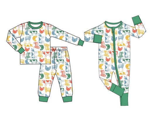 25.6.6 custom each style moq 5eta 4-6week Sibling Sisters animal baby boy long sleeve pants sets and rompers match family design